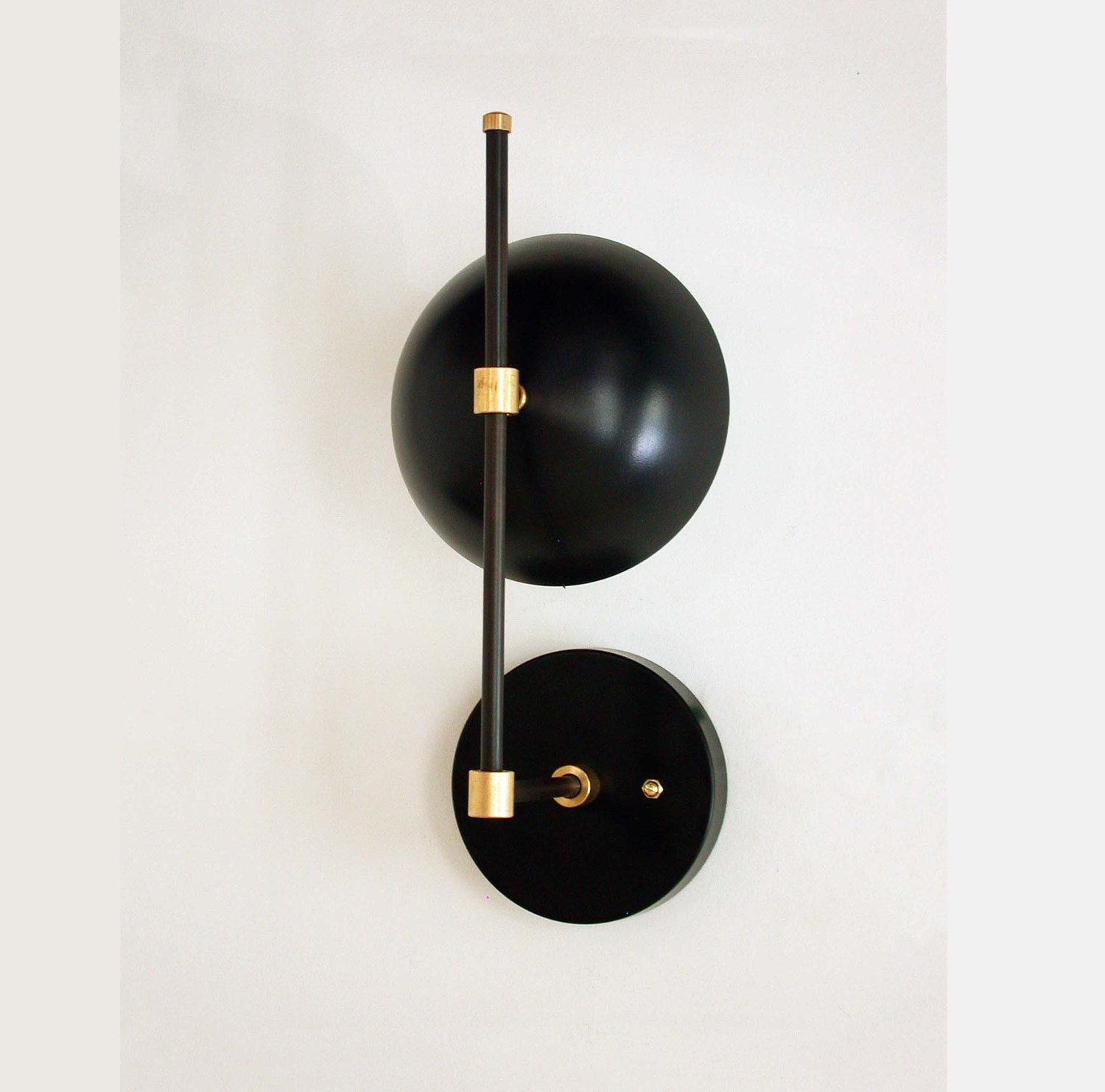 Mid Century Inspired Wall Black Sconce Bedroom Lighting Modern | Etsy