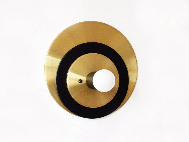 Vanity Brass Black Modern Sconce Wall Lighting Modern Sconce Etsy