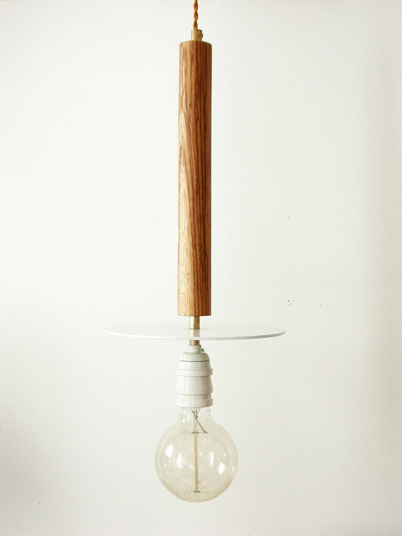 Pendant White Ceiling Lamp Wood Ceiling Lighting Porcelain Socket Edison Bulb Foyer Lamp Bedroom Lighting Loft Light Restaurant Lighting
