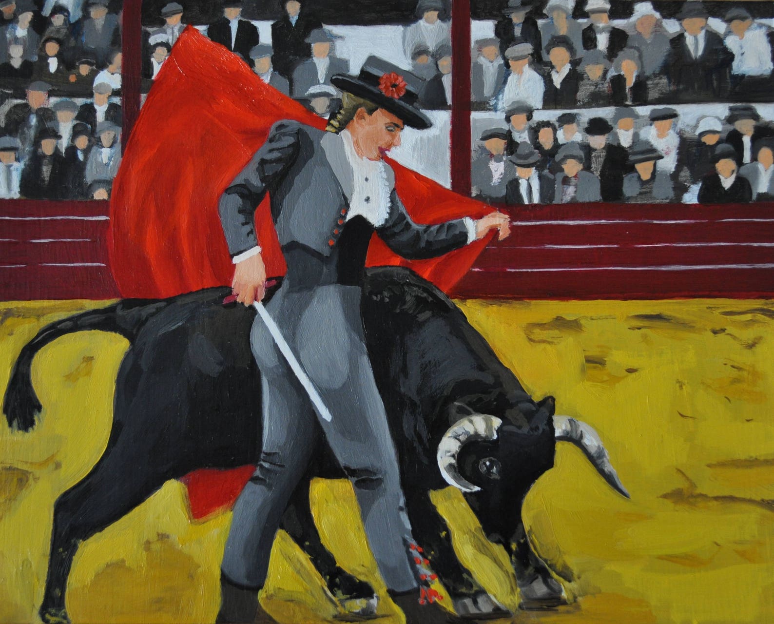 matadora-the-golden-goddess-first-female-bullfighter-etsy