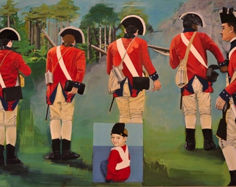 MOTHERS' SONS, American Revolution, Colonial Williamsburg, Colonial painting