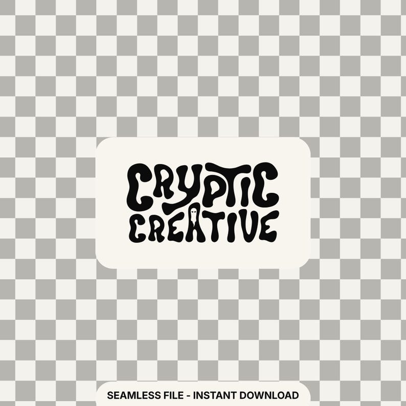 Cryptic Pattern Grey Seamless Checkerboard Pattern | Grey & Cream, JPG PNG SVG (digital ...
