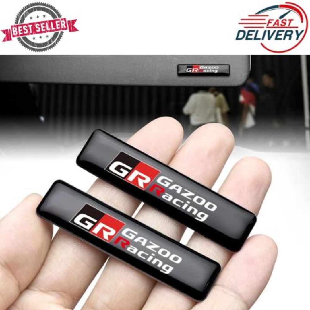 Gr Racing Style 2PCS GR Racing Style Emblem Car Sticker Compatible With Toyota - Etsy