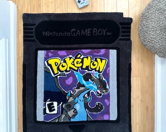 Video Game Cartridge Rug | Custom Hand Tufted Rug | 39" x 33"