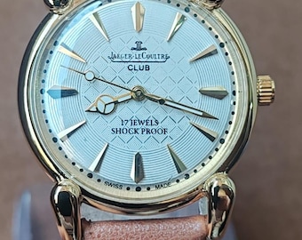 Vintage Jaeger-LeCoultre 17 jewels Manual Winding Swiss Made Mens's Watch