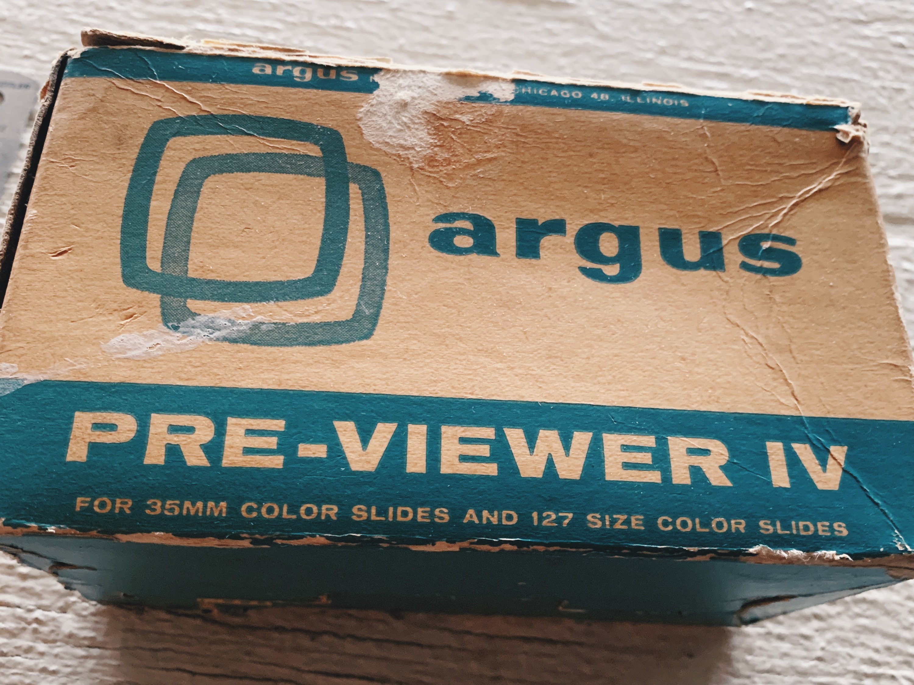 Vintage Argus Previewer for Colour Slides in the Box, Plus an Extra One