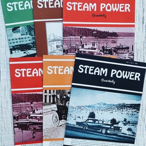 Vintage Steam Power Magazine- car magazine, travel, muscle car, vintage cars, vintage magazine, photo, 1960s True mans magazine