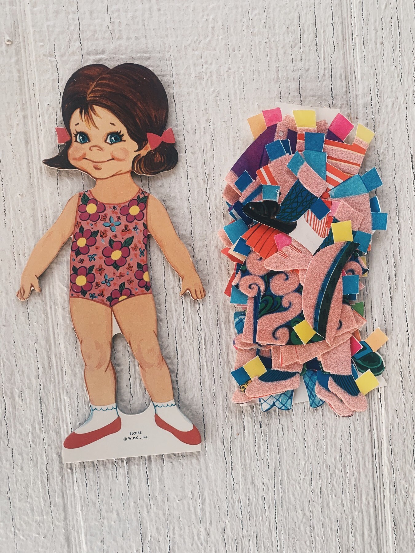 Vintage Eloise Papier Puppen Vintage Papierpuppe Whitman 1969 Etsy