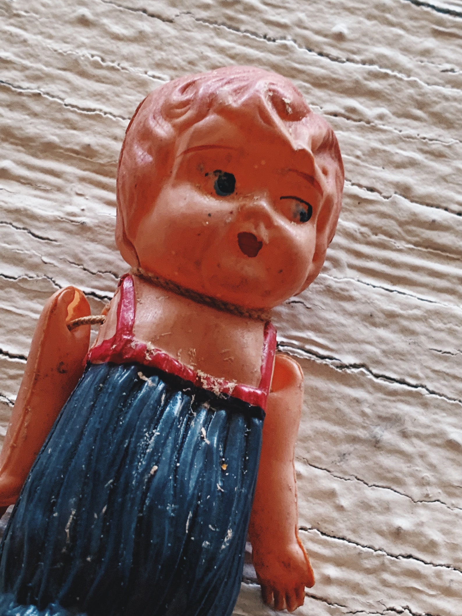 Mini Poupée Kewpie Vintage Celluloïd 4 Cm - Fabriquée Au Japon - Rare