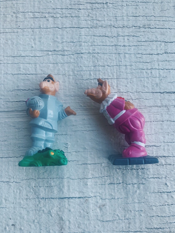 Vintage Alf Fast Food Toy, Allen, Knight Alf and Sleeping Beauty