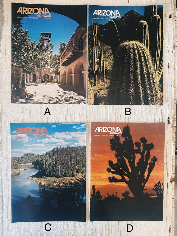 Vintage Arizona Highways Magazine- 1970s, Travel, Explore, History