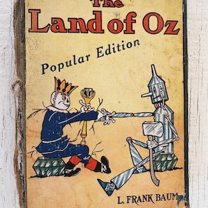 Vintage Land of Oz Buch, populäre Ausgabe, L. Frank Baum 1904 authentisch, original, The Reilly and Lee company Montgomery und Stein