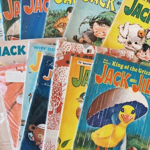 Vintage Jack and Jill Magazine, amazing images, history, animals, color magazine, kids magazine, 1950s, vintage magazines, children’s mag