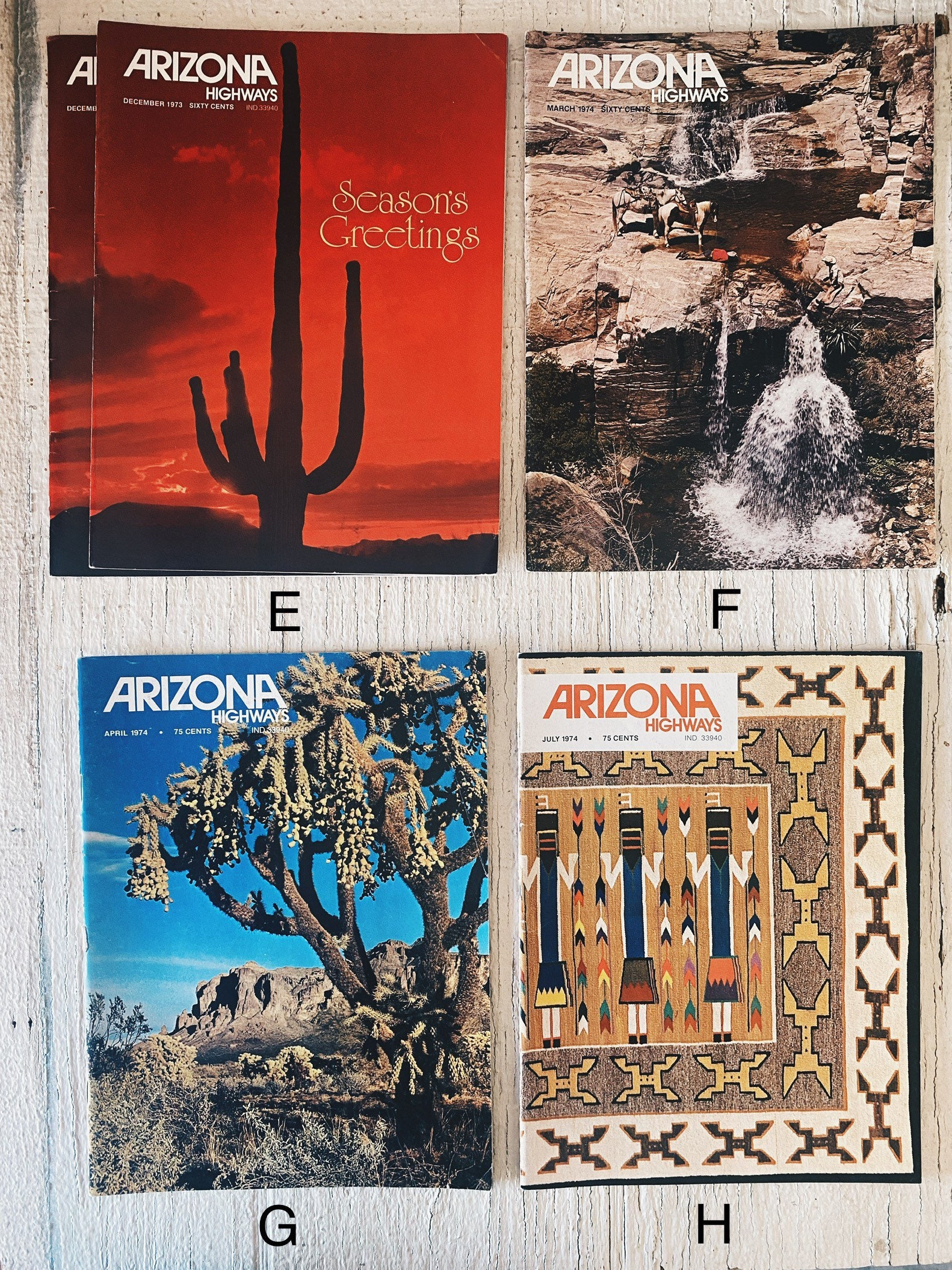 Vintage Arizona Highways Magazine- 1970s, Travel, Explore, History