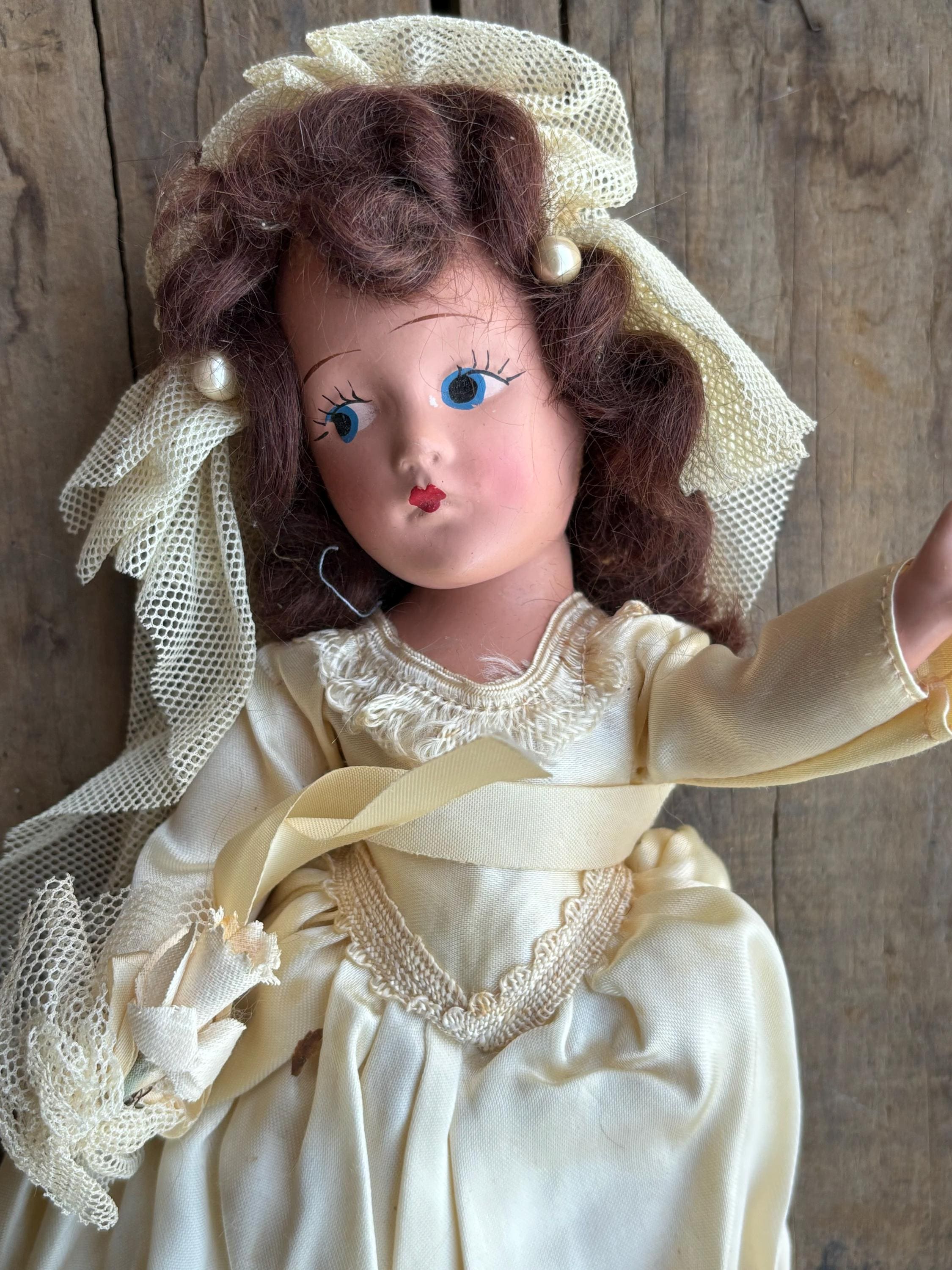 美術品・アンティーク・コレクション 1920年代France antique bisque doll