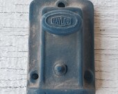 Vintage Metal latch lock hardware, vintage door lock, door lock, metal latch, hardware, industrial, cast iron, latch, vintage lock, Taylor