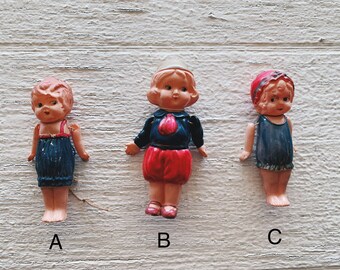 Vintage Celluloid Doll, Made in Japan, Vintage Dolls Jointed