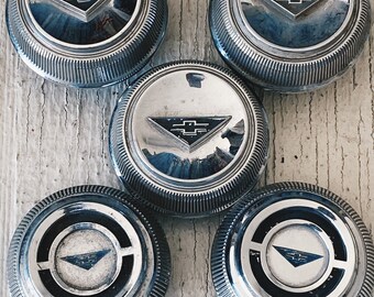 Vintage Corvair Horn steering cap, 1965-1966 Corvair Chevy steering button Chevy Corvair emblem, vintage car parts, vintage Chevy part