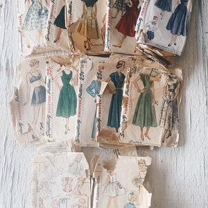 Vintage Simplicity patterns- womens vintage sewing patterns 1930s-1950s kids pattern, doll pattern, 2449, 3978, 2549, 2059, 3165, 1259, 1510