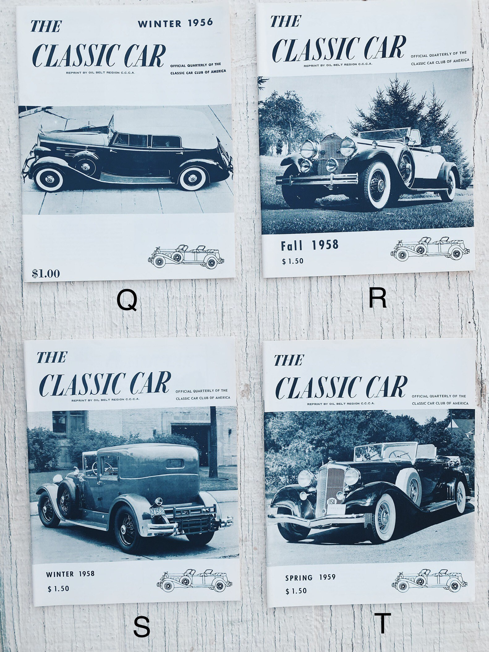 Vintage the Classic Car Magazine- 1950s, Travel, Muscle Car
