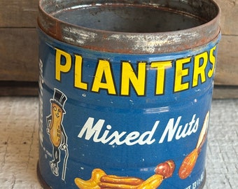 プランターズ ミックスナッツ 缶 - 80年代ヴィンテージ - 多少のへこみ