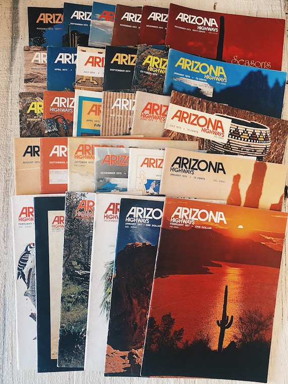 Vintage Arizona Highways Magazine- 1970s, Travel, Explore, History