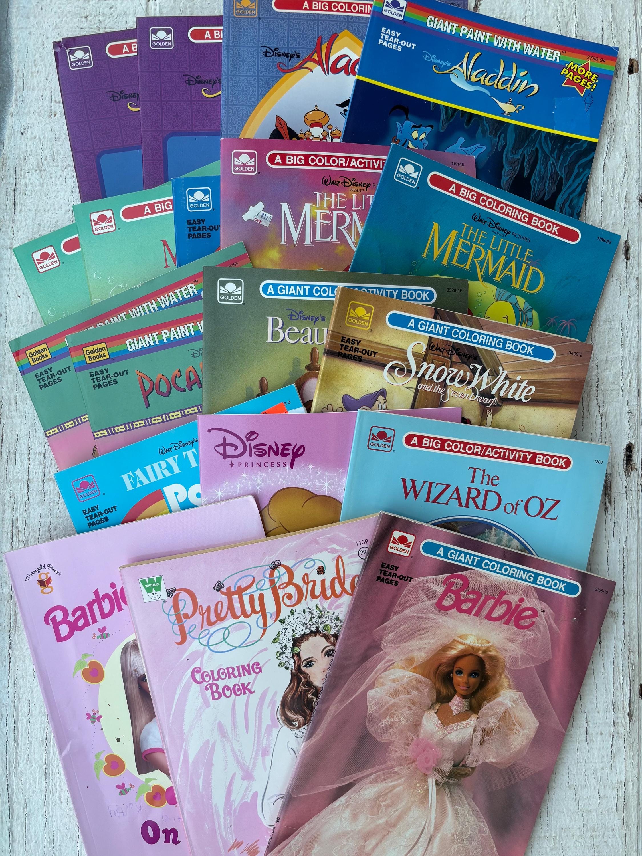 Vintage Golden Children's Coloring Books- 80's and 90's Coloring