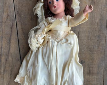 Vintage Antiqu Doll, Composition Bisque Original Baby and Body
