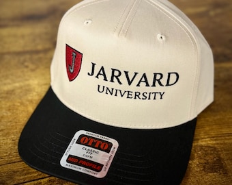 Gorra snapback Otto natural/negra “Jarvard University” de los Carolina Hurricanes de la NHL