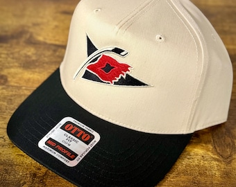 Gorra snapback Otto con bandera de advertencia de tormenta de los Carolina Hurricanes, bastones de la NHL