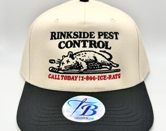Rinkside Pest Control Otto Natural/Black Snapback Hat - NHL/Panthers Inspired