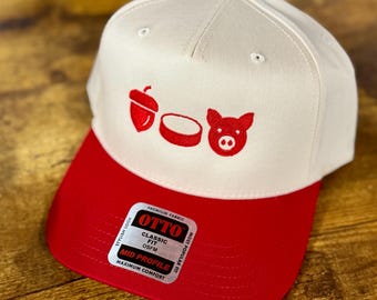 Gorra Otto Snapback bordada de los Carolina Hurricanes “Raleigh Hat Trick”