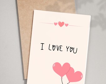 Valentines Card printable