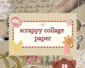 DIY Vintage paper art
