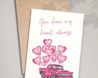 Valentines Card printable