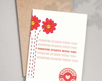 Valentines Card printable