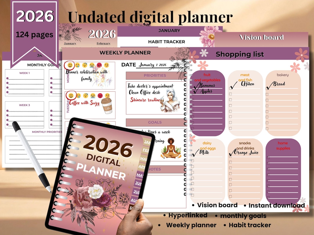 2026 Digital Planner | Designed for Real Life - Etsy