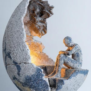 Scultura della Dea del Vuoto, Arte ispirata al nichilismo, Figura femminile astratta, Decorazione del vuoto interiore