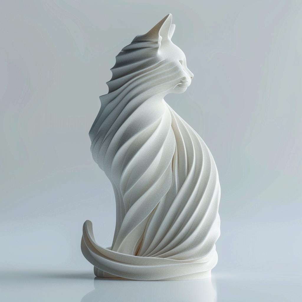 Statuette Déco Couple Bisou Cœur 30cm Blanc