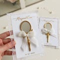 Personalized Gold/Silver Hand Mirror Wedding Favor, Lace Card Bridal Shower Gift product logo