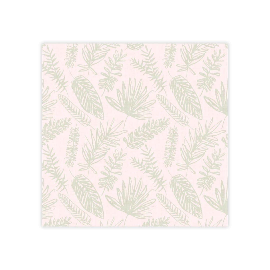 Botanical Sticky Note Pad Design Desk Accessory Office Supply ...
