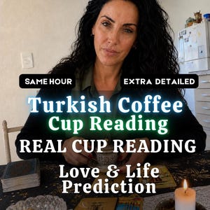 Leitura da borra de café turco | Adivinhação | Previsões de amor e vida | Leitura na mesma hora