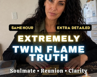 Twin Flame Reading | Same Hour | In-Depth Love Tarot Reading | Psychic Love Insights | Twin Flame & Soulmate Clarity