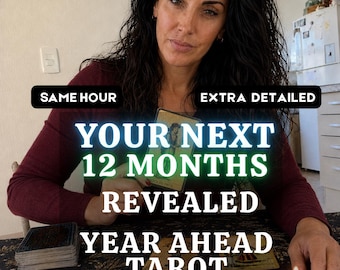 Next 12 Months Reading | Year Ahead Tarot | Future Predictions Psychic | Same Hour