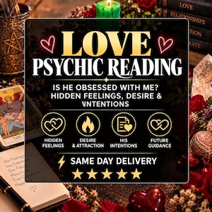 Love Psychic Reading | Is He Obsessed With Me? Hidden Feelings, Desire & Intentions