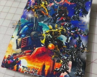 Transformers Movie Prime Custom Print 1 Yard Fabric Seamless Design Approx 59x36