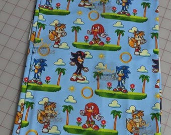 Sonic Tails Knuckles Shadow Custom Print 1 Yard Fabric Seamless Design App 59x36