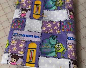 Monsters INC Sulley Mike Custom Print 1 Yard Fabric Seamless Design Approx 59x36