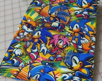 Sonic Tails Amy Bright Custom Print 1 Yard Fabric Seamless Design Approx 59x36