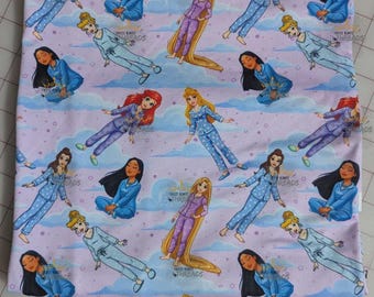 Princess Pajama's PJ Custom Print 1 Yard Fabric Seamless Design Approx 59x36